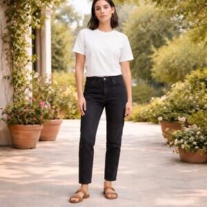 Everlane Women's SZ 27 The Cheeky Jean in Black